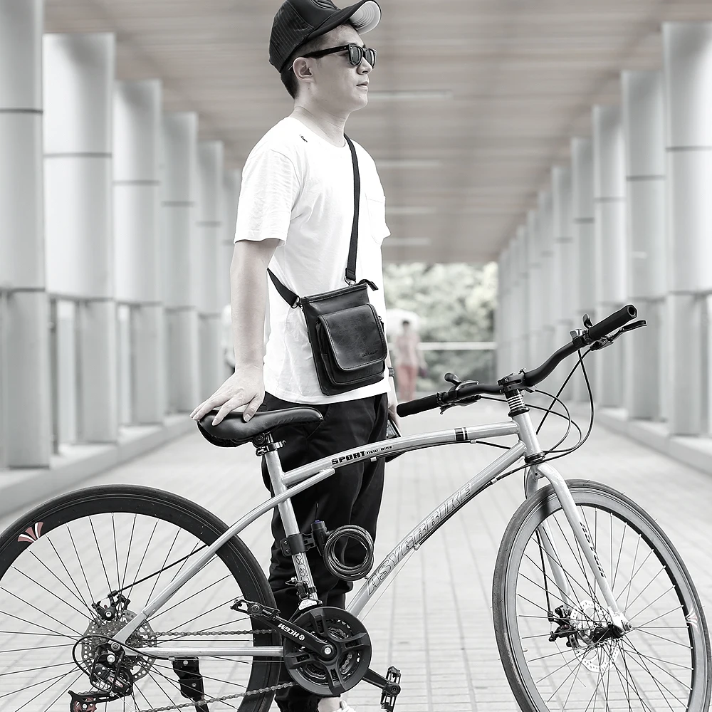 Rhinowalk искусственная кожа сумка на руль для велосипеда многофункциональная