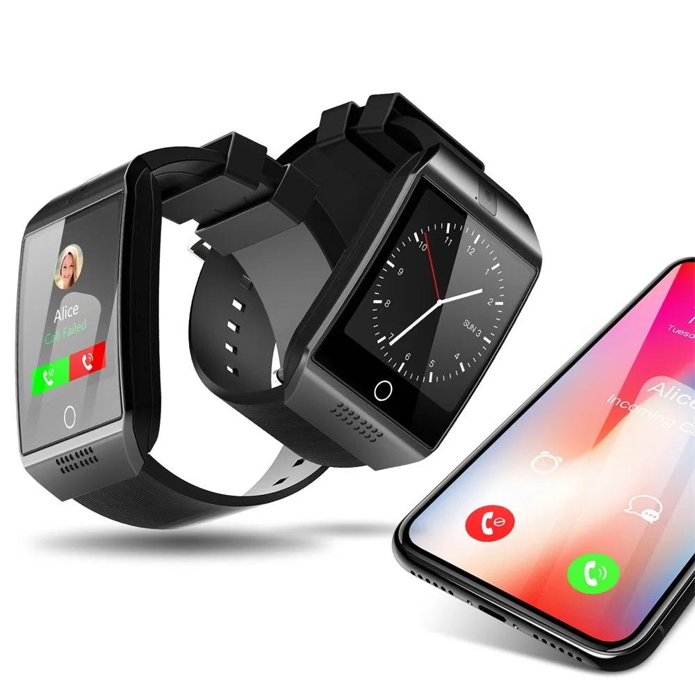 Cawono Q18 Bluetooth Смарт-часы фитнес-трекер Смарт-часы шагомер для iPhone Xiaomi huawei Android смартфон PK DZ09 GT08