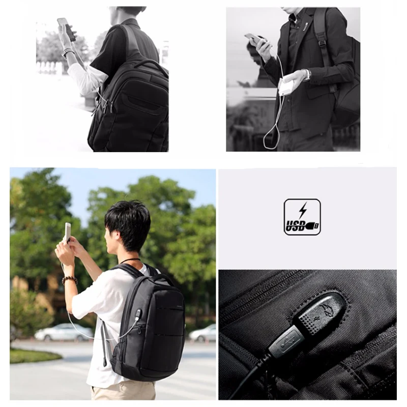 Рюкзак унисекс Kingsons для ноутбука фиолетового и черного цветов женский рюкзак