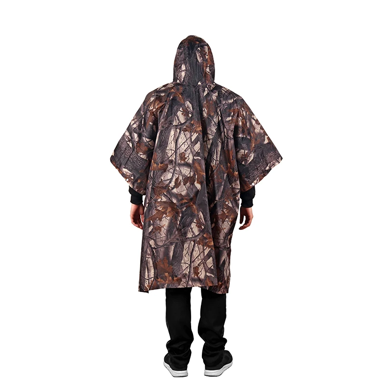 Многофункциональный дождевик 3 в 1 пончо с капюшоном водонепроницаемый