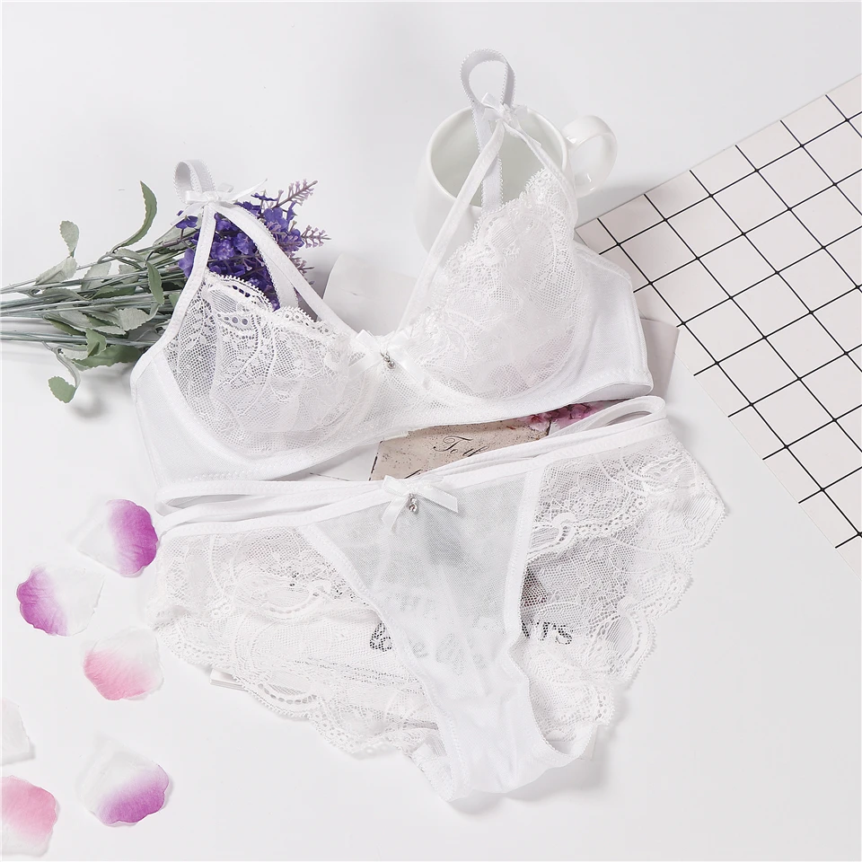 Нижнее белье reggiseno прозрачный комплект нижнего белья женское нижнее