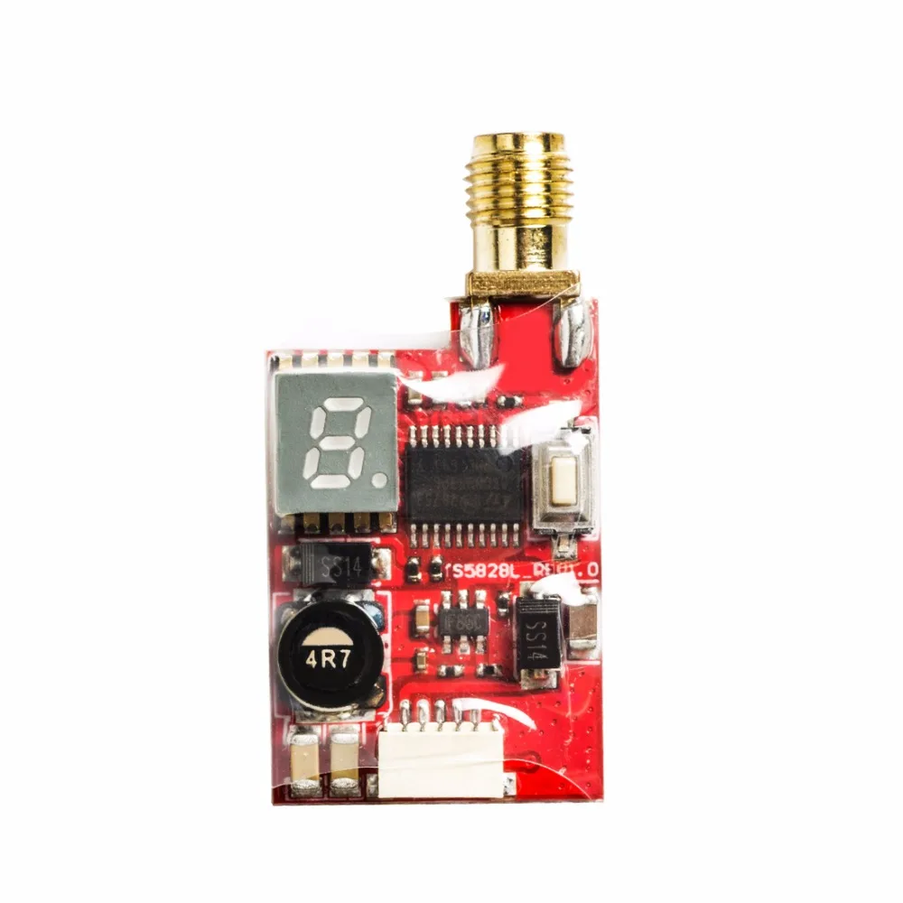 AKK FPV TS5828L 5,8G 600MW 40Ch мини av-передатчик для FPV мультикоптера