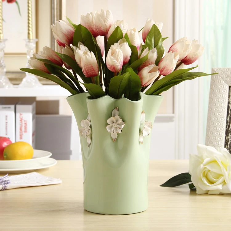 Керамическая ваза в форме буквы Керамика ручной работы корзина для цветов