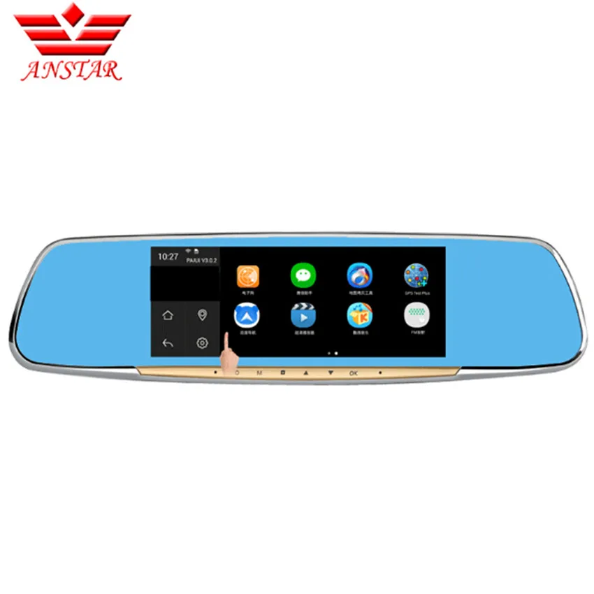 ANSTAR 6 86 дюймов Видеорегистраторы для автомобилей Двойной Камера ips Touch FHD 1080 P Android 4