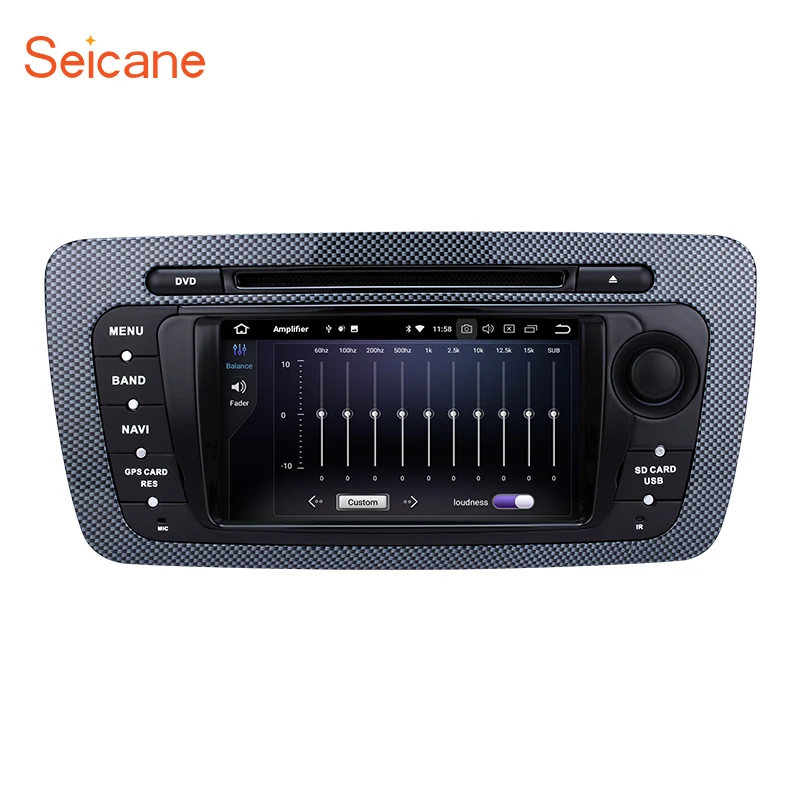 Seicane 2 Din Android 8 0 7 дюймов автомобильное радио для 2009 2010 2011 2012 2013 SEAT IBIZA VW Стерео GPS