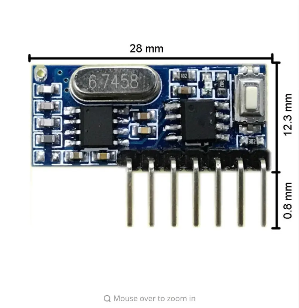 DC3V 5 V 433 92 mhz универсальный беспроводной ресивер модуль с декодирования EV1527 код