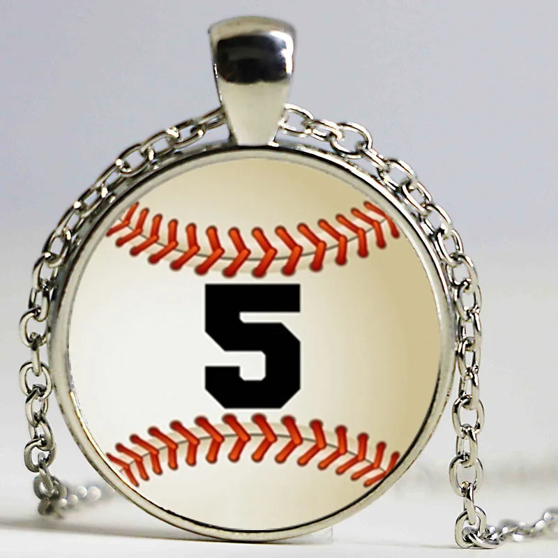 Новинка 2016 модное бейсбольное ожерелье с подвеской в виде софтбола спортивные