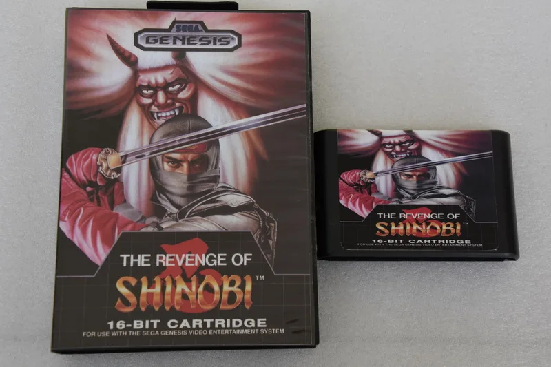 Картридж для видеоигр Sega Megadrive Genesis Месть SHINOBI | Электроника
