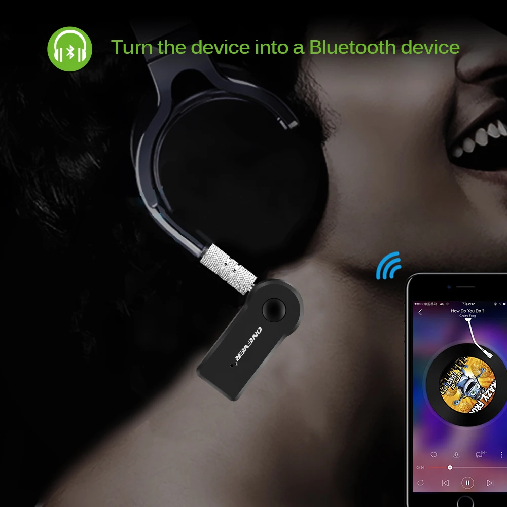 Беспроводной автомобильный bluetooth адаптер 3 5 мм AUX аудио стерео музыка Hands freeHome