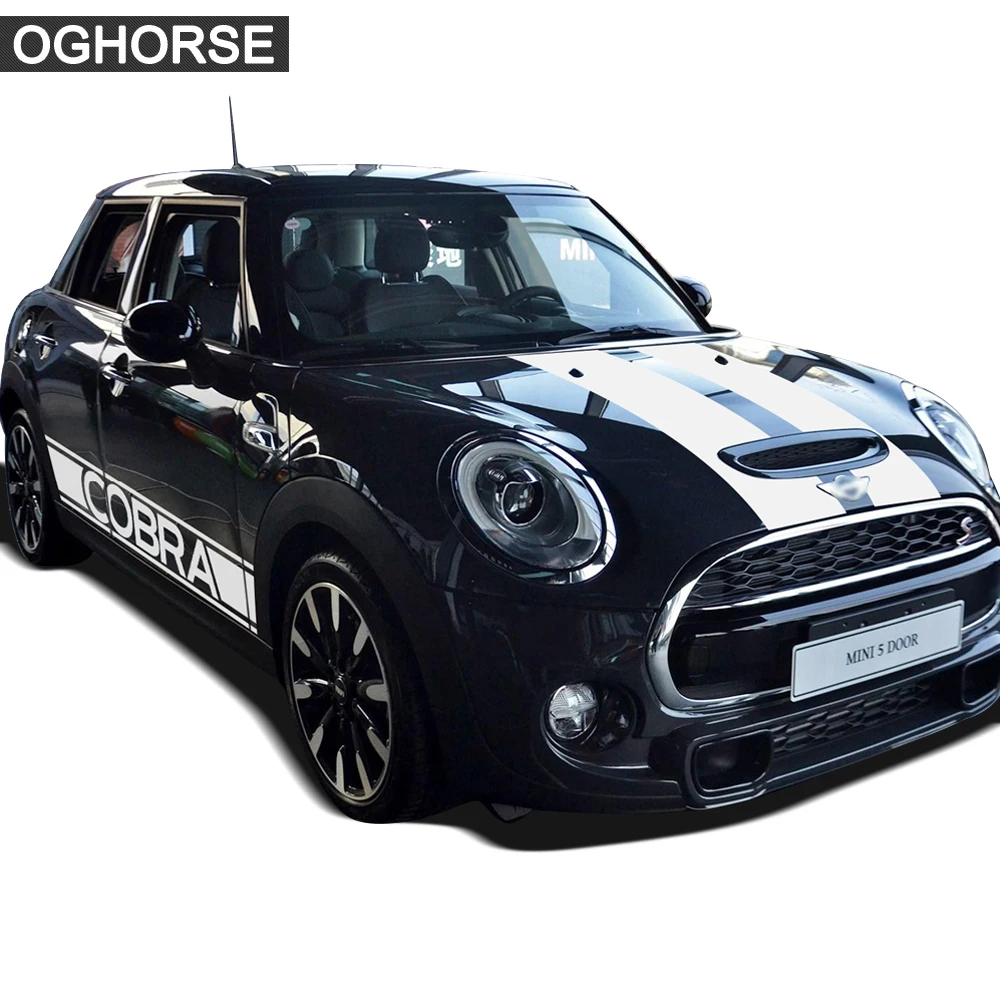 Автомобильный капот крыша задний багажник боковая юбка наклейки Гоночный