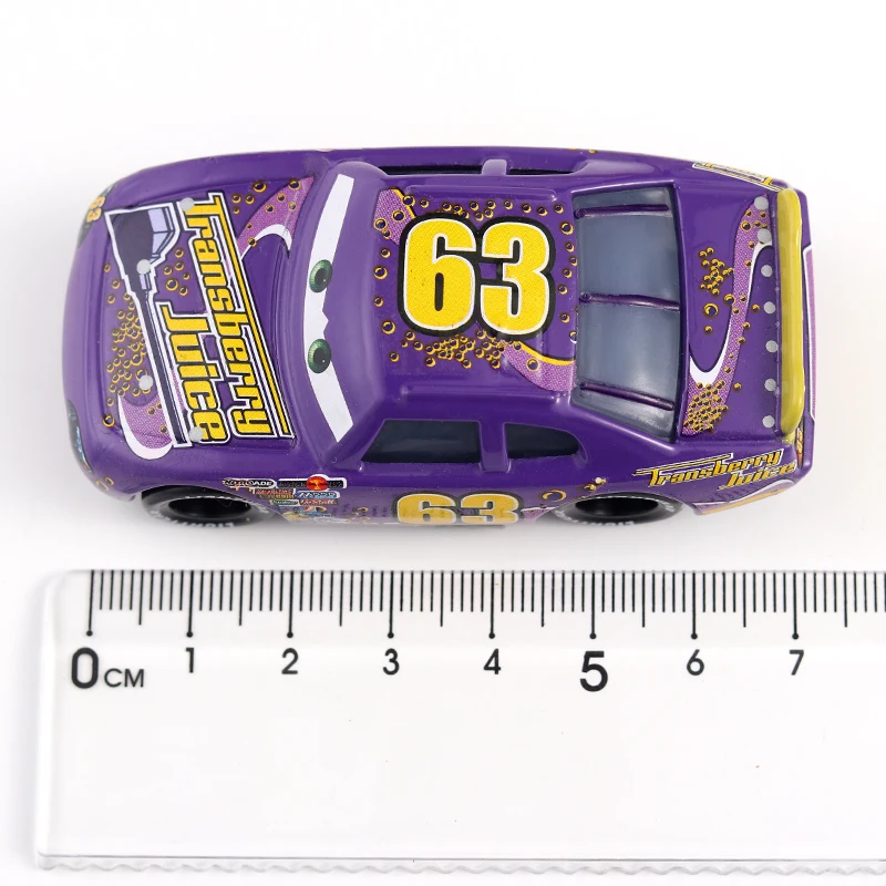 Автомобили Disney Pixar Cars No.63 трансберри сок Металл литье под давлением игрушечный
