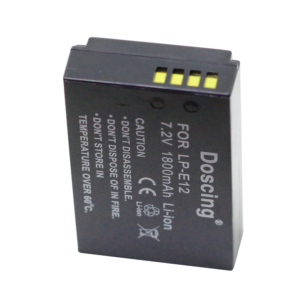 2 шт. LP E12 LPE12 аккумуляторы + ЖК USB быстрое зарядное устройство для Canon M 100D Kiss X7 Rebel SL1