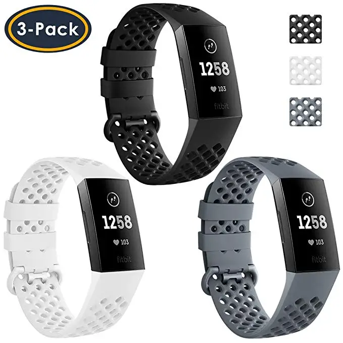 橄榄绿 3 шт., Модный женский мужской браслет, ремешок для Fitbit Charge, 3 ремешка для замены, Мужские t Часы Для Fitbit Charge3 Смарт-часы аксессуары - Цвет: 橄榄绿