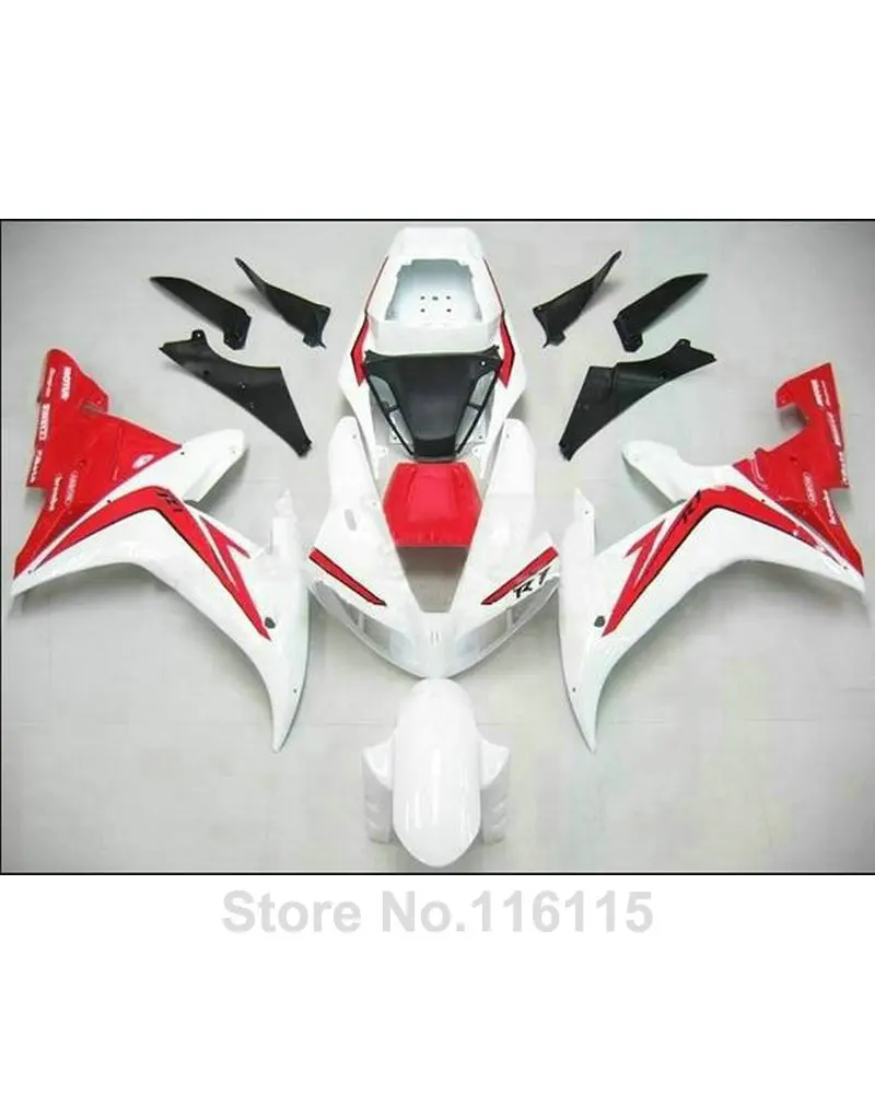 

Комплект обтекателей MOTOMARTS для YAMAHA YZF R1 02 03, черные, красные, белые, 2002 2003