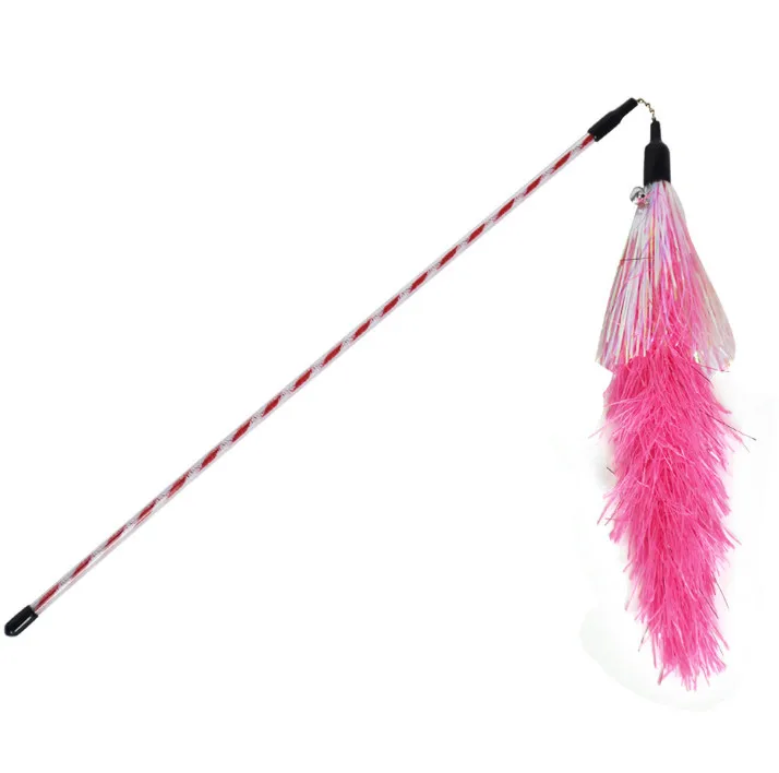 USD1.69/PC котенок питомец игрушки игральные игрушки толчок Котик-тизер удочка для игры с кошкой палочки 20 шт./партия