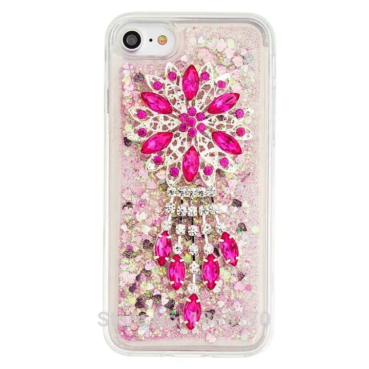 Мягкий чехол из ТПУ с 3D бриллиантами для Iphone 7 I7 6 6S Plus I6 5 5S SE 4 4G Ipod touch Bling Star Skin Cover 50