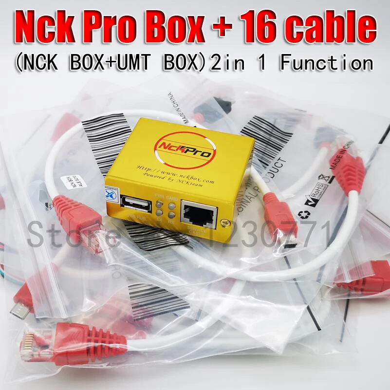 Оригинальная NCK PRO коробка NCK Pro 2 коробка(поддержка NCK+ UMT 2 в 1) новое обновление для huawei+ 16 кабелей