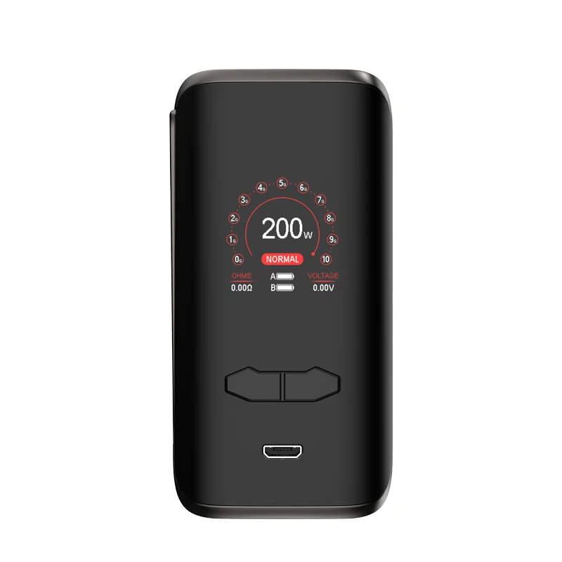 Augvape VX200 бокс мод 200 Вт контроль температуры 1 3 дюймов дисплей двойной 18650 батарея