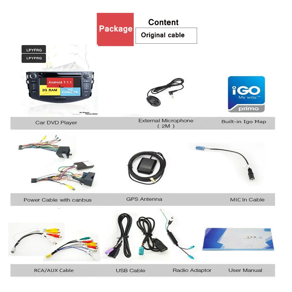 4G ram Android 9,0 автомобильный DVD для Toyota RAV4 RAV 4 2006-2009 2010-2012 32G радио gps мультимедиа плеер головное устройство магнитофон