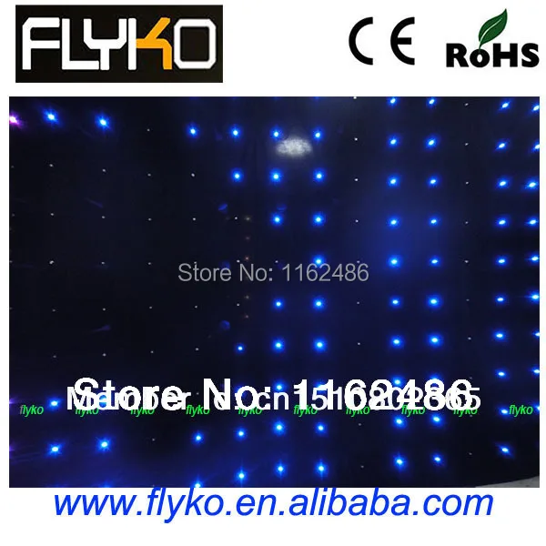 Бесплатная доставка Китайская светодиодная занавеска занавес для музыки видео