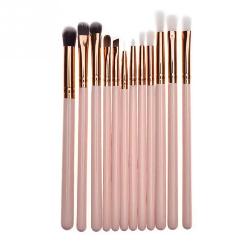 12 шт./лот Многофункциональный Макияж Кисти Набор теней для век набор кистей Фонд