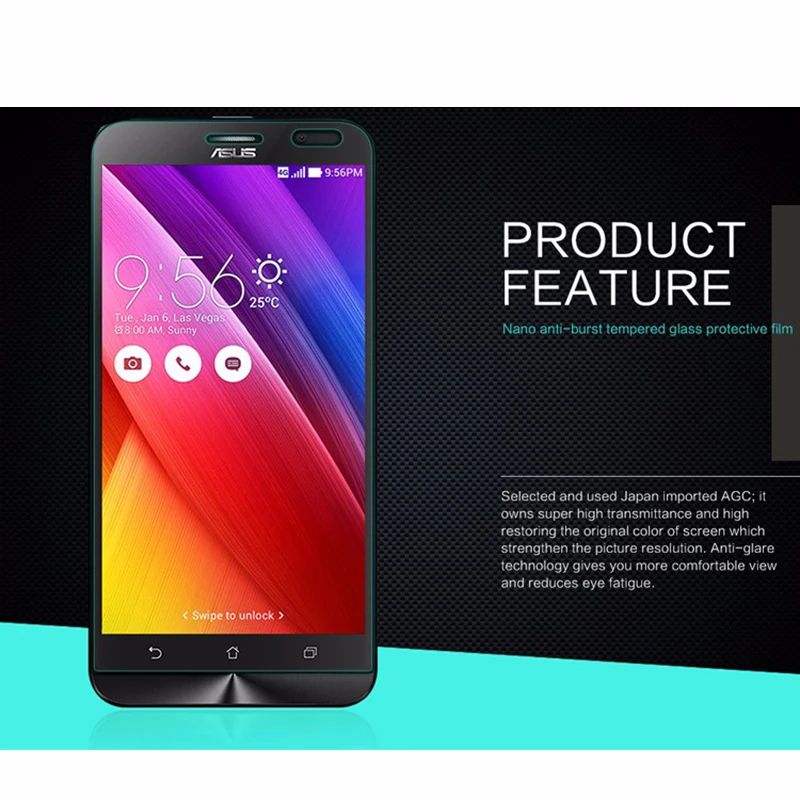 Защитное стекло закаленное 9H для ASUS Zenfone Go zb452кг ZB452 кг ZB450KL X014D|Защитные стёкла и