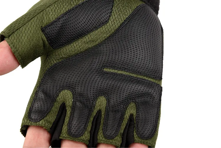 Outdoor riding half finger fitness gloves non-slip army fan sports sunscreen tactical | Аксессуары для одежды
