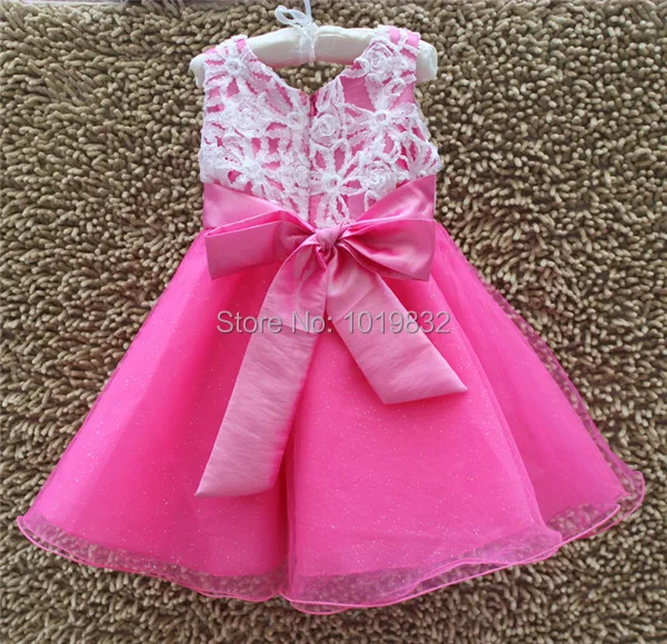 Красивые розовые платья принцессы для девочек Элегантное платье танцев Детские