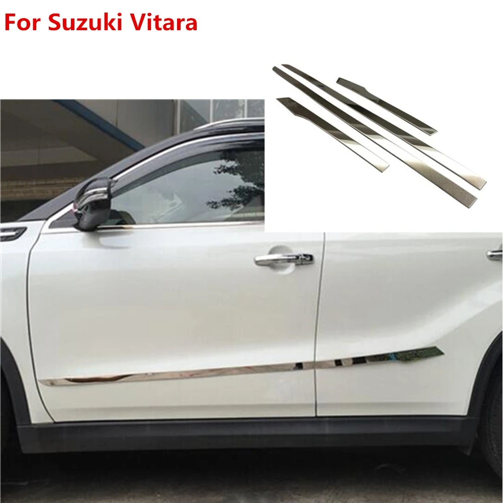 Высокое качество для Suzuki Vitara 2016 2017 автомобильный Стайлинг детектор нержавеющая