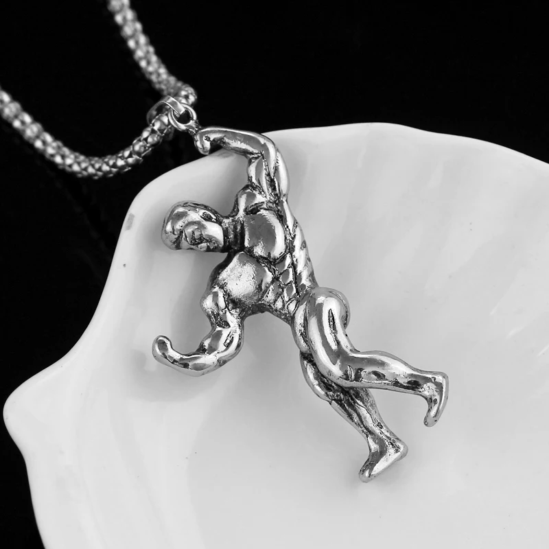 Кулон в форме гири для мужчин бодибилдинг тренажерный зал вес Кроссфит ожерелье