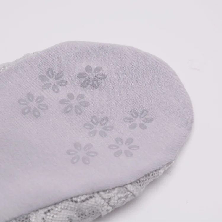 Летние кружевные носки лодочки из силикагеля для женщин и девочек невидимые