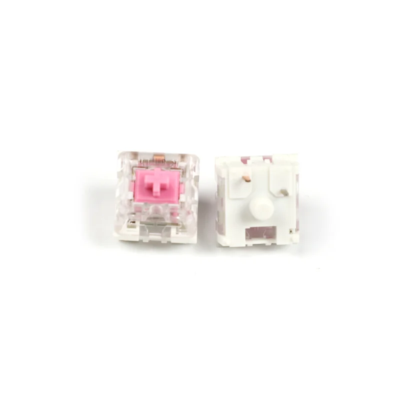 Speed Pink Kailh speed, золотые, серебряные, медные, бронзовые, розовые, Pro, фиолетовые, зеленые MX SMD 3 Pin RGB переключатели для механической игровой клавиатуры с подсветкой - Цвет: Speed Pink