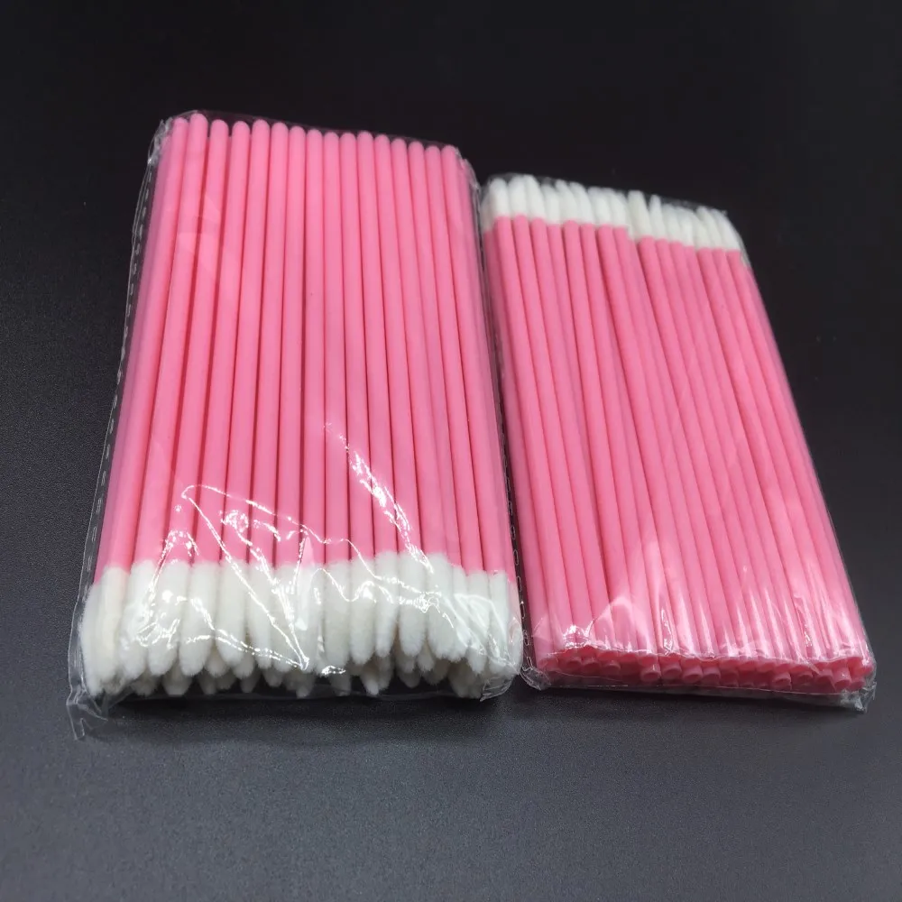 100 Pcs Одноразовые макияж кисть для губной помады палочка-аппликатор для блеска инструмент для макияжа