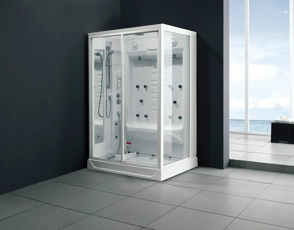 Amazon best sellings парная комната M-8231(R/L) Паровая душевая комната для двух взрослых массажер для ног комната с душевой кабиной 1300*970*2150 мм
