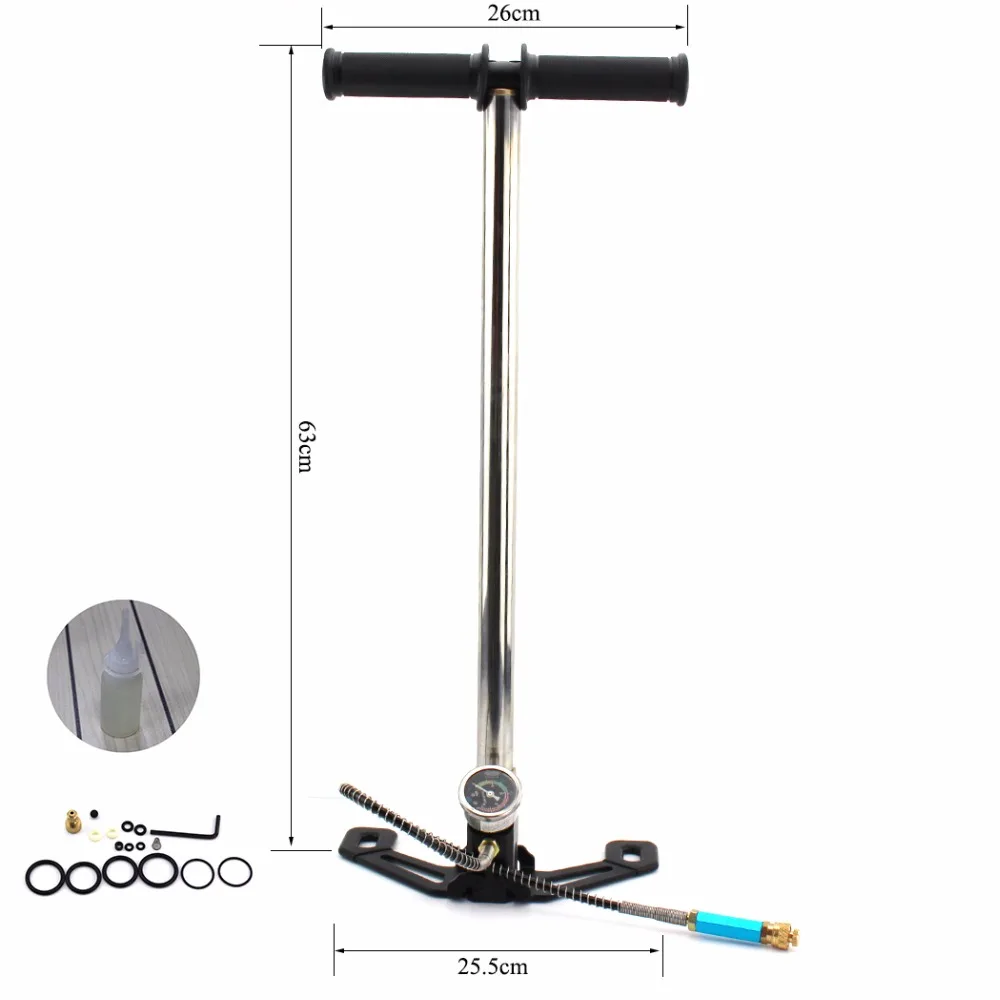 Высокого давления PCP насос трехступенчатый ручной воздушный 30mpa 4500psi из