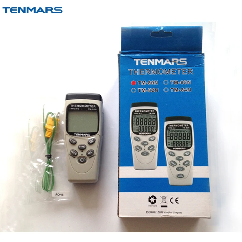 Ручной цифровой промышленный термометр типа K/J TENMARS TM 80N|thermometer dial|thermometer cartoonthermometer