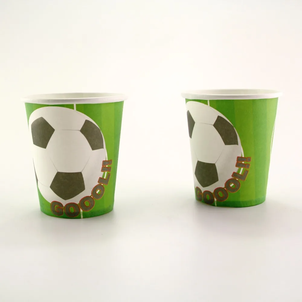 10 шт./лот принадлежности для тематической футбольной вечеринки бумажный