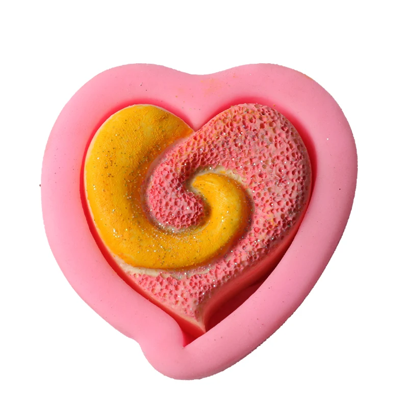 Facemile 3D Sugarcraft сердце день Святого Валентина силиконовая помадка форма для