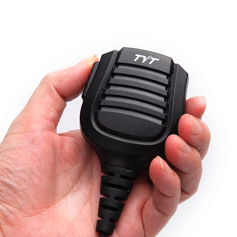 TYT 2 Pin PTT водонепроницаемый динамик с дистанционным управлением микрофон MD 380 390/E