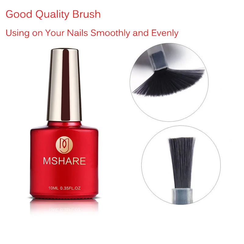 MSHARE 6 шт./лот полуперманентный Гель лак Nude Vernis для ногтей набор длительных УФ гель