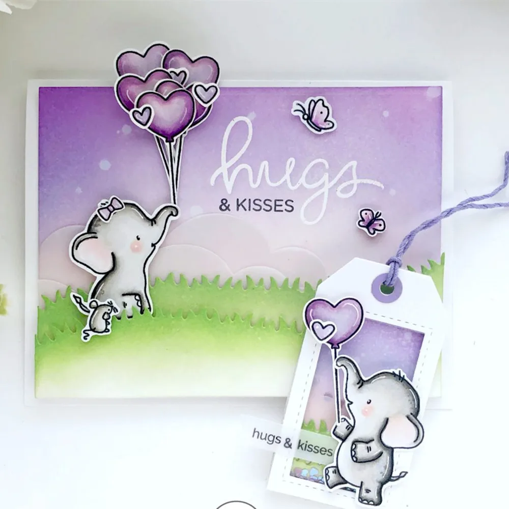 Слоник чистый штамп и штампы для скрапбукинга карты Альбом делая трафарет