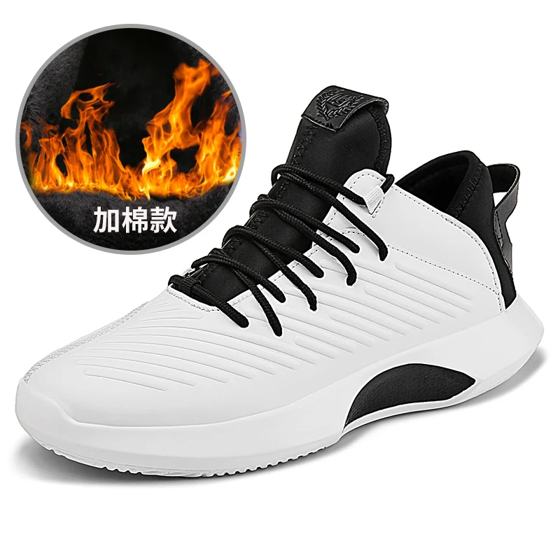 Зимняя мужская обувь Молодежная Спортивная для отдыха и бега зимняя теплая