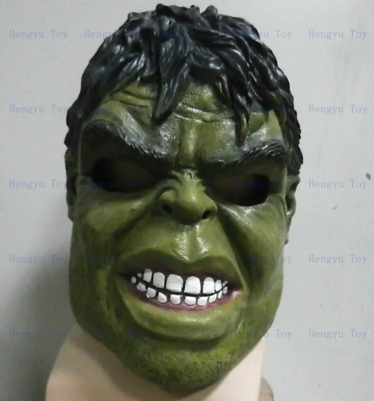 Резиновая мужская маска Халка из латекса для карнавала и вечевечерние НКИ на