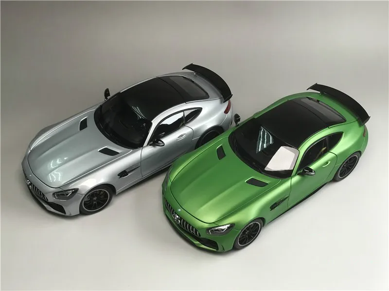 Высокая имитация 1:18 Mercedes-Benz AMG GTR литье под давлением Металлический Игрушечный Автомобиль двери автомобиля можно открыть подарки для детей игрушка для мальчика