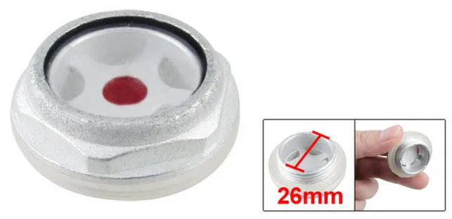 Металлический воздушный компрессор диаметр резьбы 26 мм уровень масла стекло 5