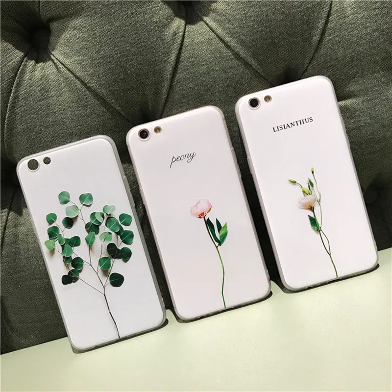 Чехол для телефона KISSCASE 3D с рельефными цветочными листьями iPhone SE 5S 5 чехол милыми