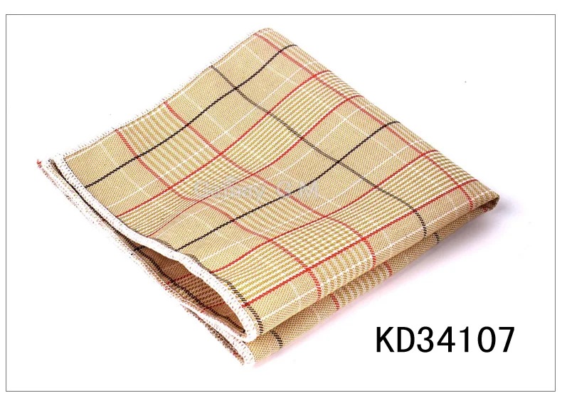 KD34107 Модный галстук-бабочка для мужчин, Классическая клетчатая галстук-бабочка для бизнеса, свадьбы, бант, для взрослых, хлопок, мужские бабочки, галстуки, желтый галстук - Цвет: KD34107