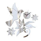 Настенные часы, большой декоративный цифровой будильник в современном стиле, акриловые зеркальные 3d-часы сделай сам для гостиной