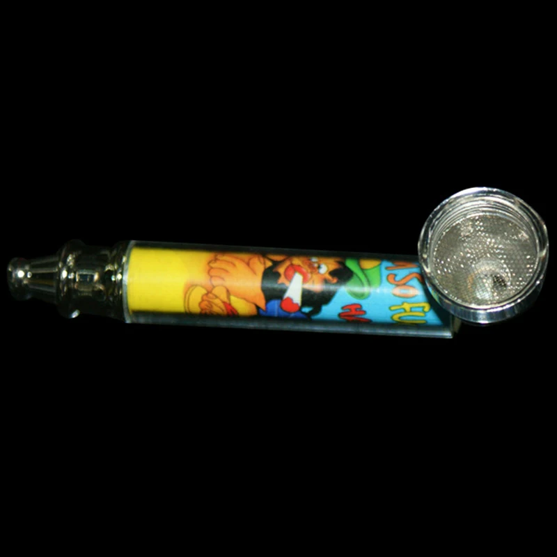 1 шт. Модные металлические трубки Smok портативная креативная курительная трубка