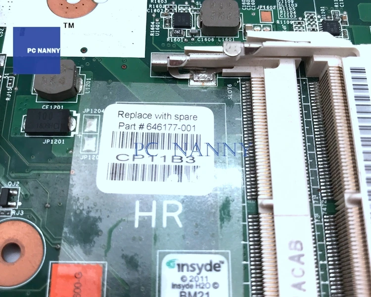 Материнская плата PCNANNY 646177-001 для hp Compaq Presario CQ57 CQ43 HM65 DDR" класс А" материнская плата для ноутбука